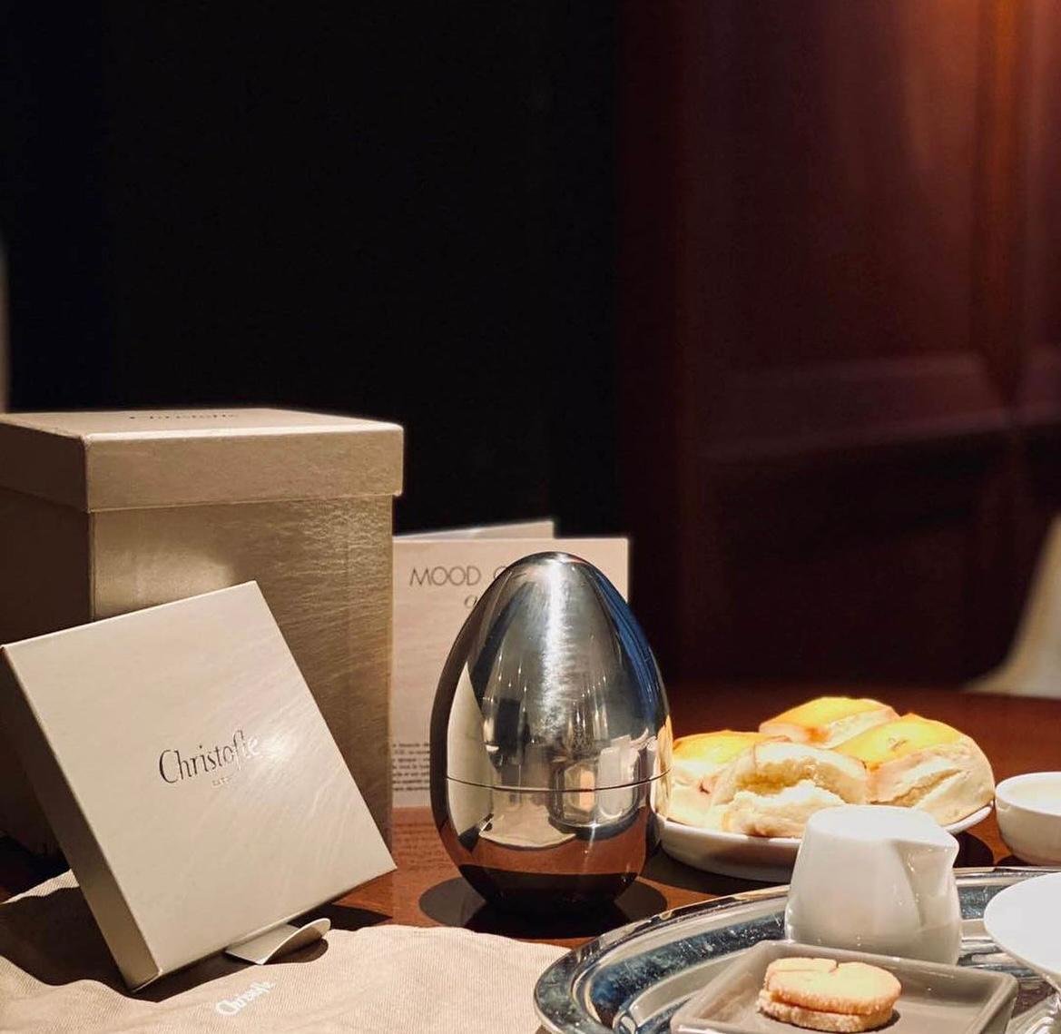 Christoffel Small egg set of 6 spoons from Christofle - Image 2 of 4